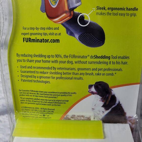 FURminator Long Hair Deshedding Tool for Medium Dogs - Picture 6 of 7